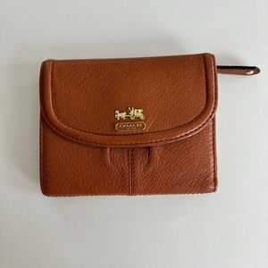 Coach Madison brown leather wallet